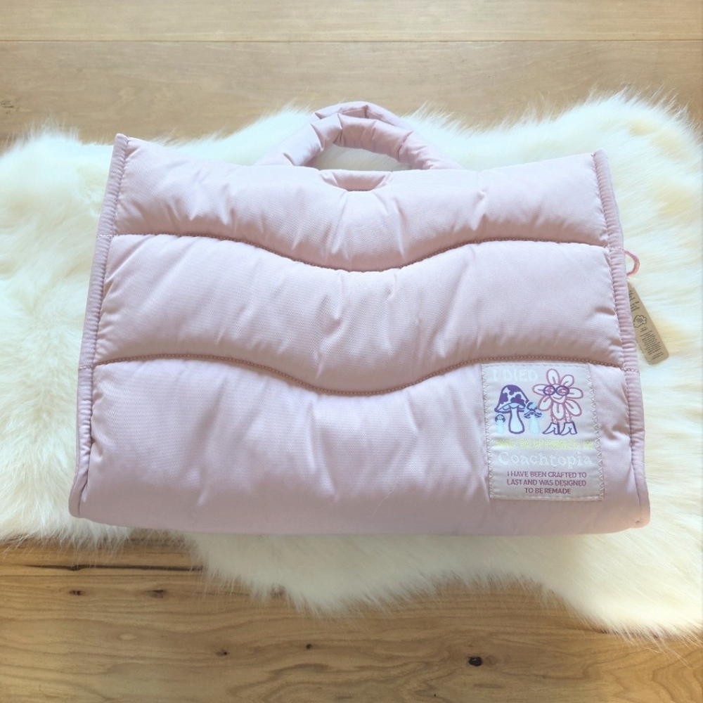 NWT Coach Coachtopia Loop Wavy Tote Bag - Whisper Pink - Picture 2 of 10